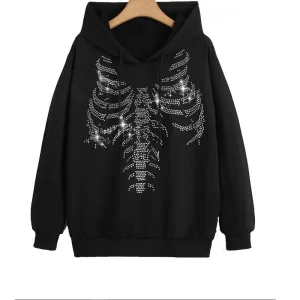 Make a Statement with Rhinestone-Embellished Hoodies