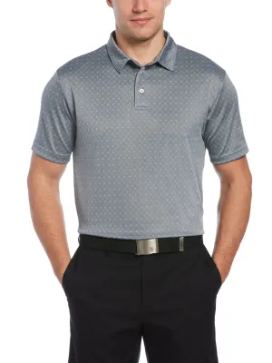 Men's Diamond Jacquard Golf Polo