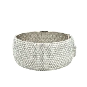 MICRO PAVE DIAMOND BANGLE BRACELET