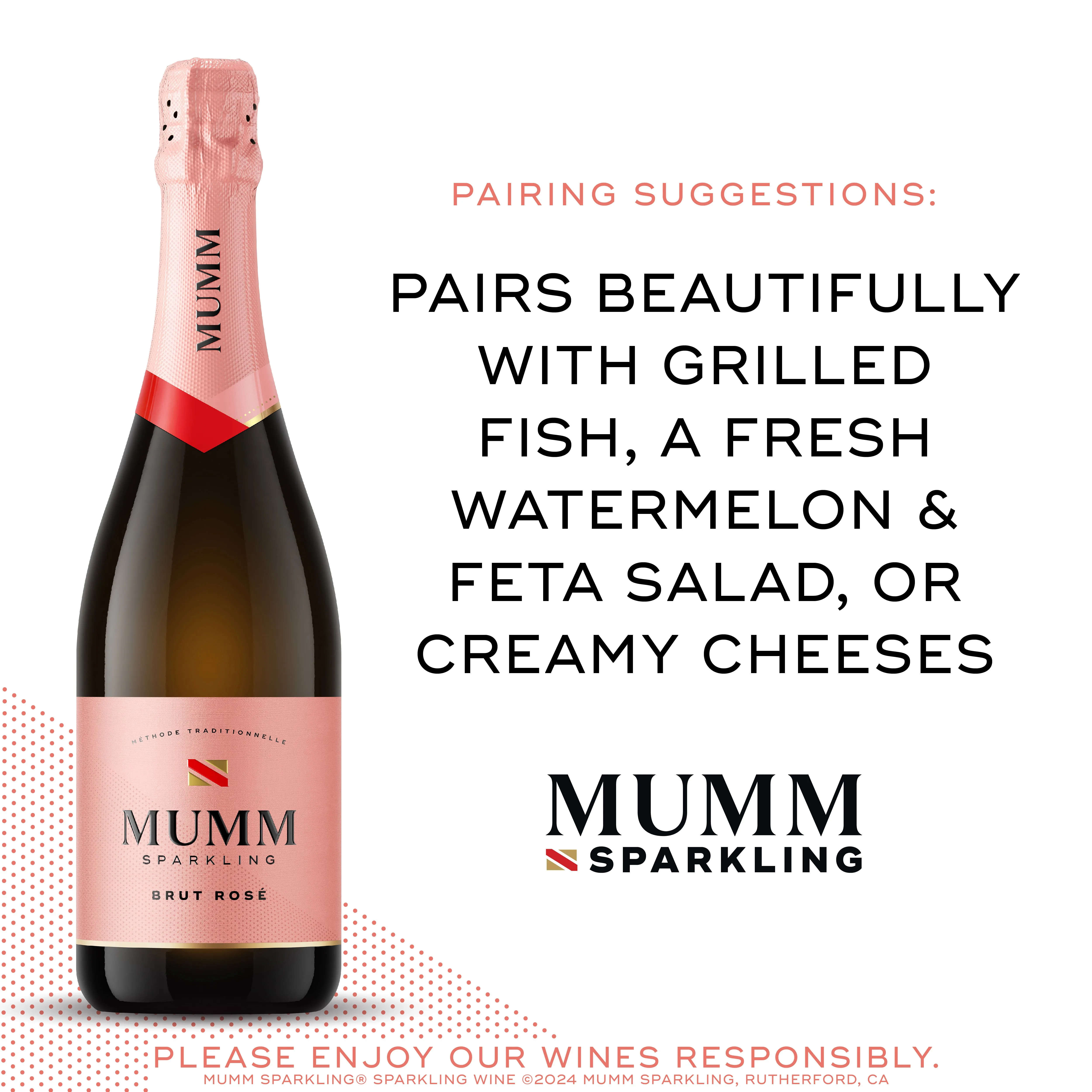 Mumm Napa Brut Rosé Sparkling Wine