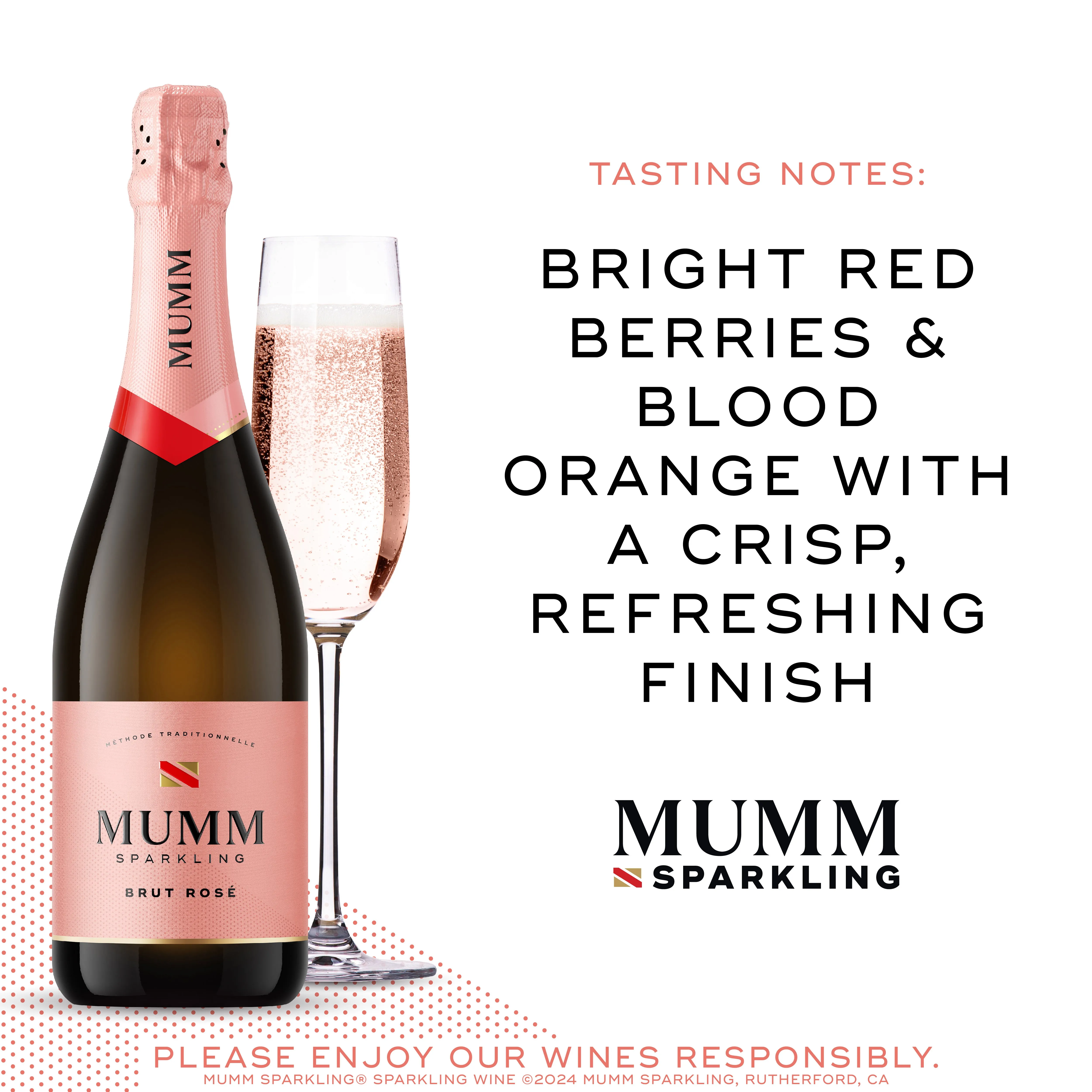 Mumm Napa Brut Rosé Sparkling Wine