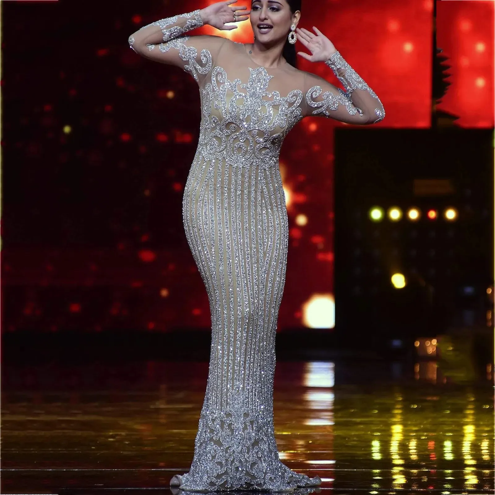 New Arrival Sexy Prom Dresses Women Long Sleeve Bodycon Cocktail Party Robe Elegant Formal Evening Vestido