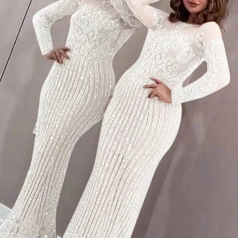 New Arrival Sexy Prom Dresses Women Long Sleeve Bodycon Cocktail Party Robe Elegant Formal Evening Vestido