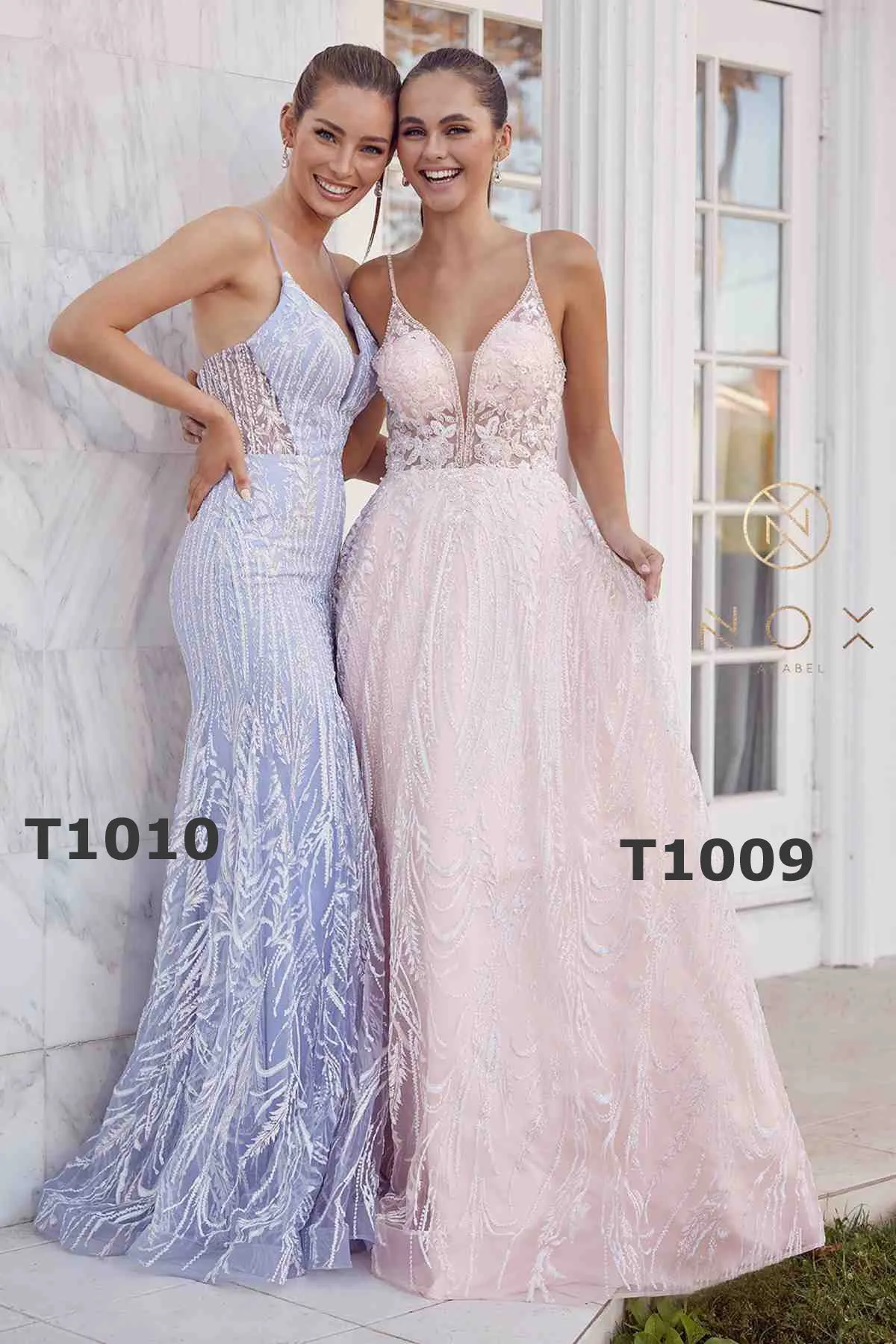 Nox Anabel T1010 Long Fitted Sheath Formal Dress
