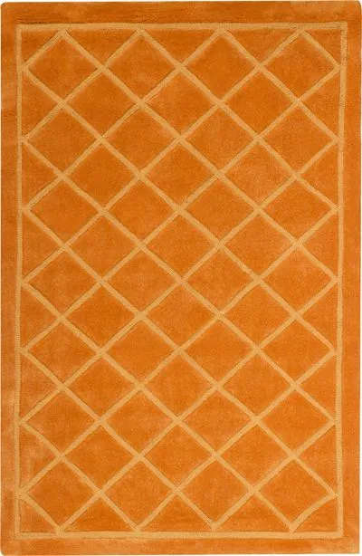 Orange Diamond Carpet (120x180 cm)
