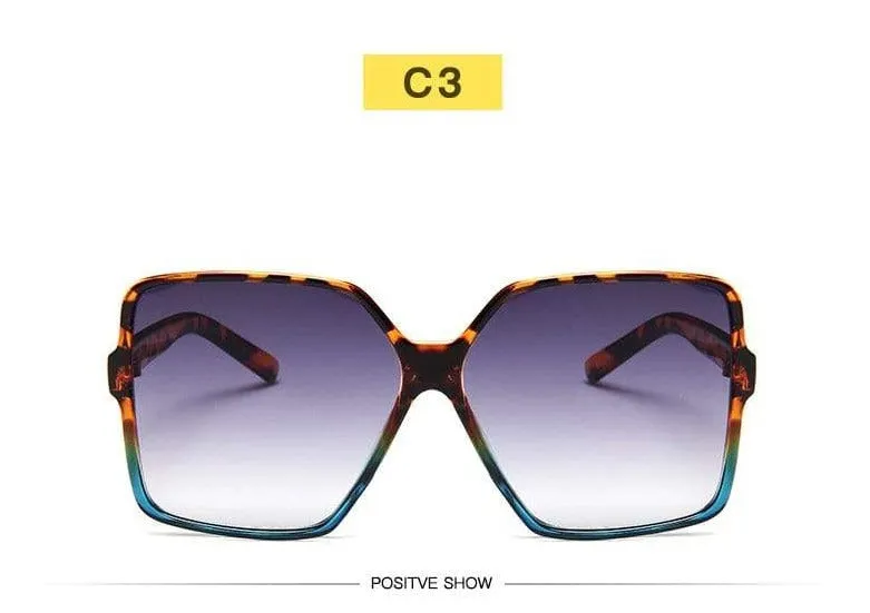 Oversize Gradient Merk Designer Sunglasses