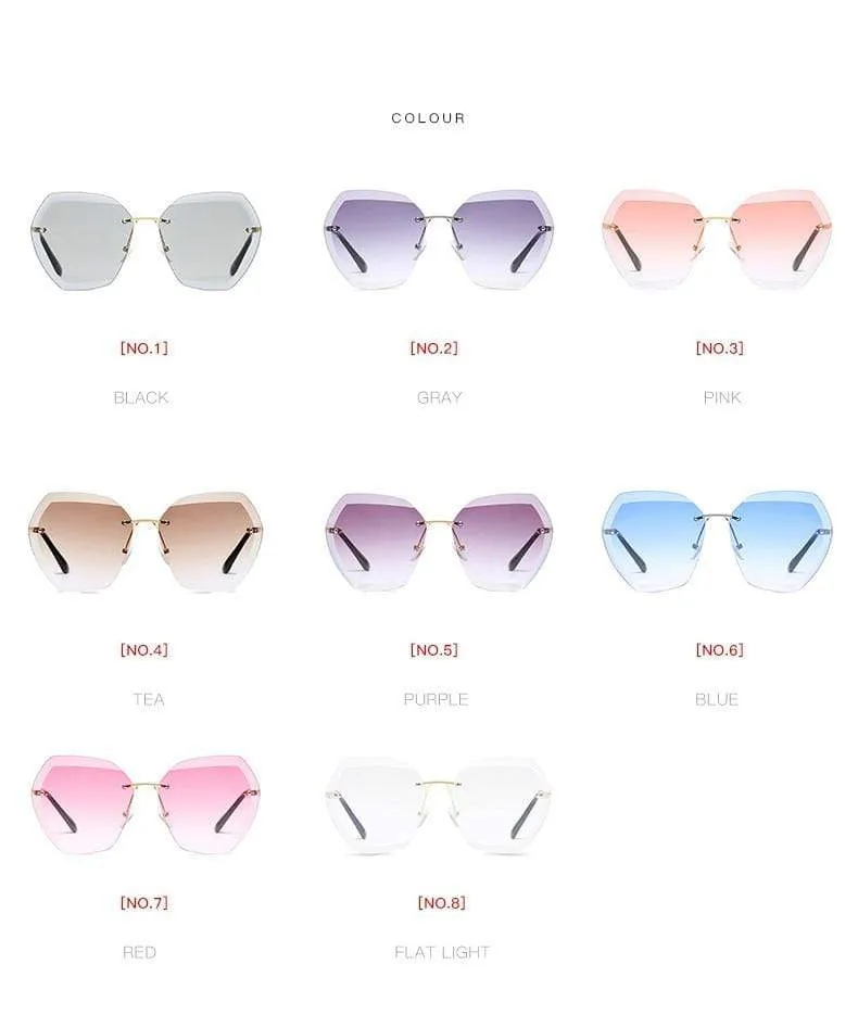 Oversized Vintage Shades Sun GlassesUV400