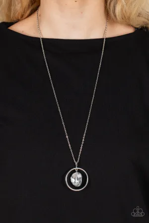 Paparazzi Hands-Down Dazzling - Silver Necklace