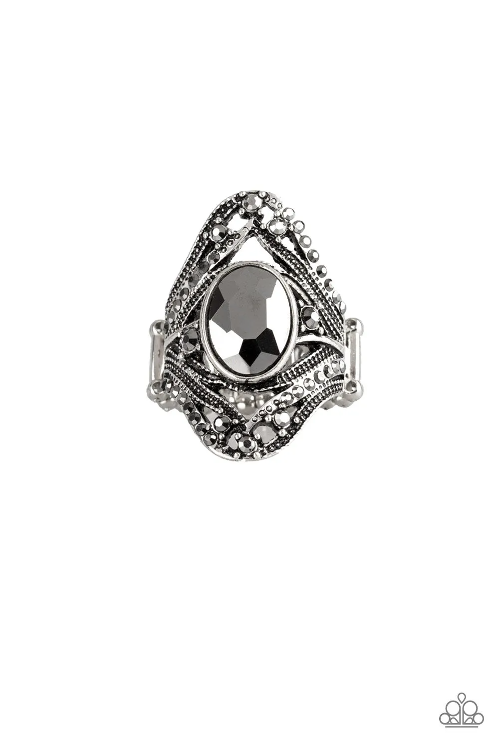 Paparazzi Red Carpet Rebel - Silver Ring