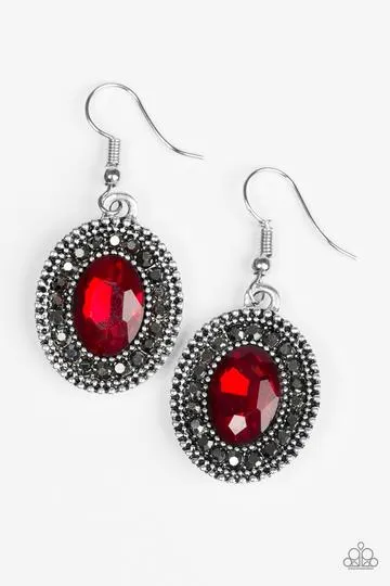 Paparazzi - Wonderfully Westside Story - Red Earrings