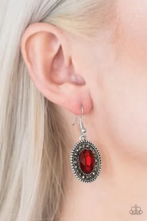 Paparazzi - Wonderfully Westside Story - Red Earrings