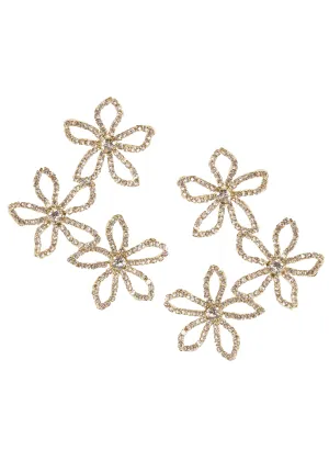 Pavet Trio Earring