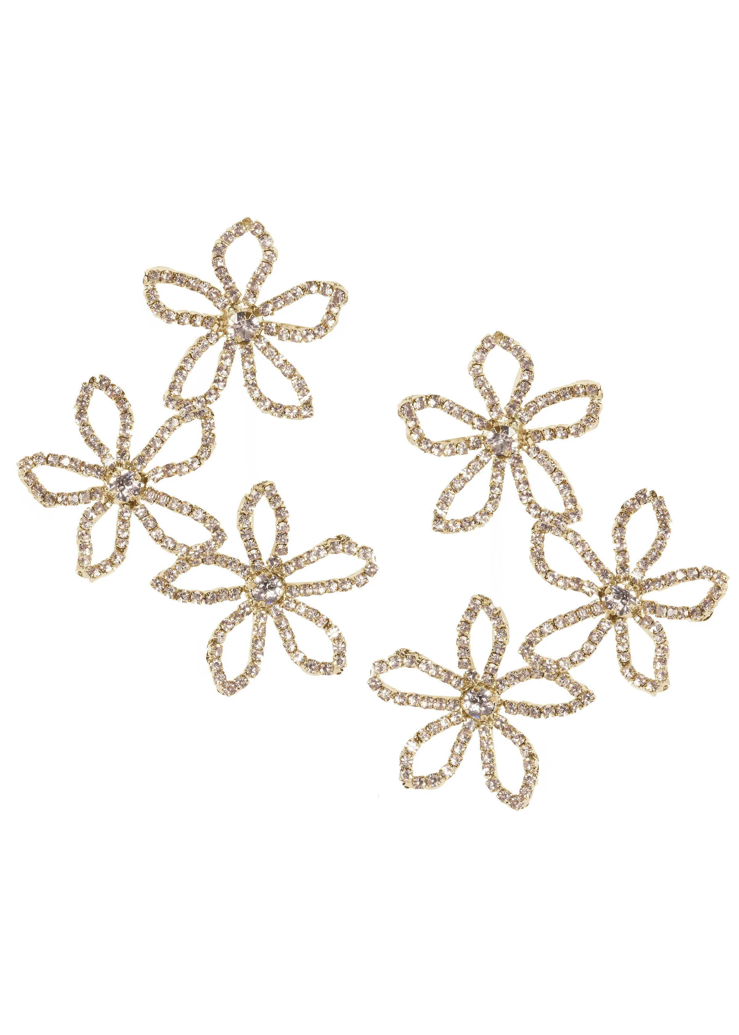 Pavet Trio Earring