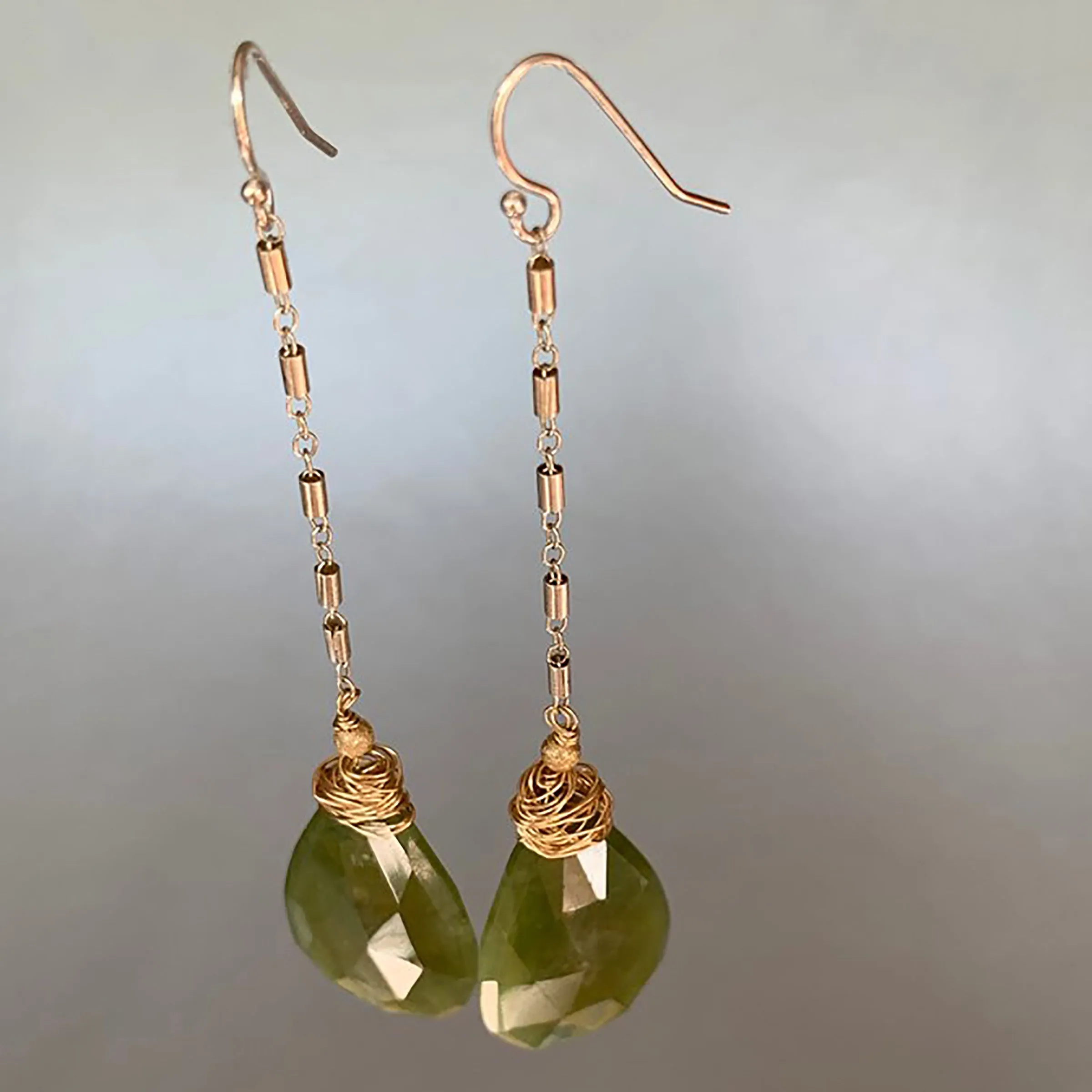Peridot Glam earring
