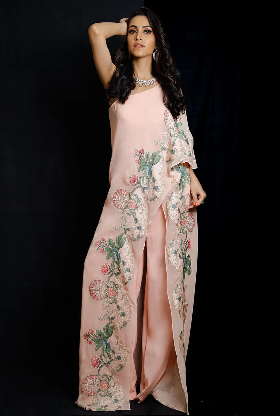 Pink Floral Jumpsuit