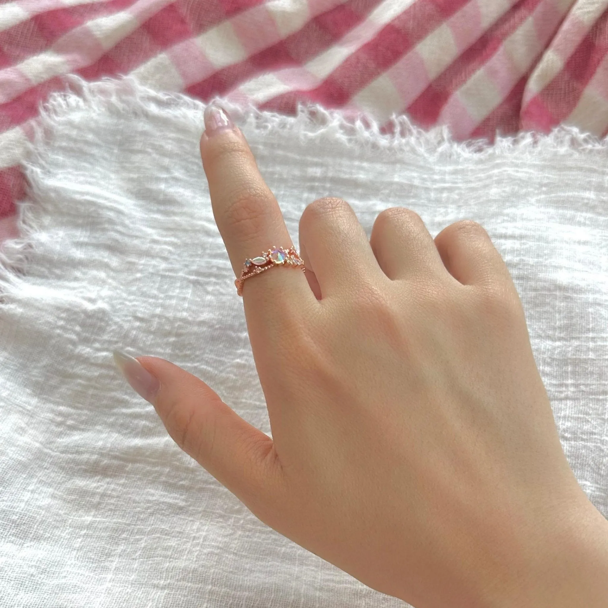 Pink Gem Ring - Nova