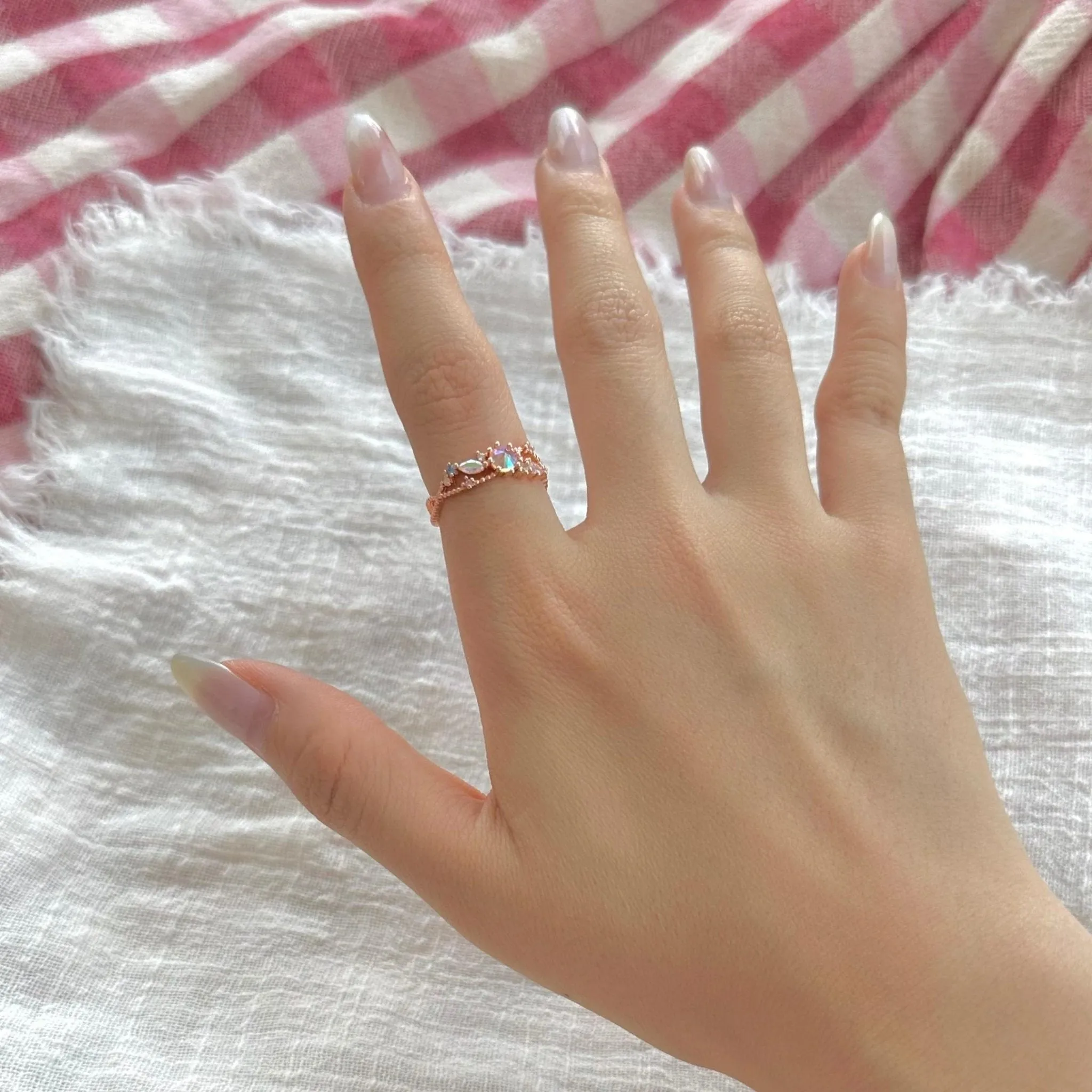 Pink Gem Ring - Nova