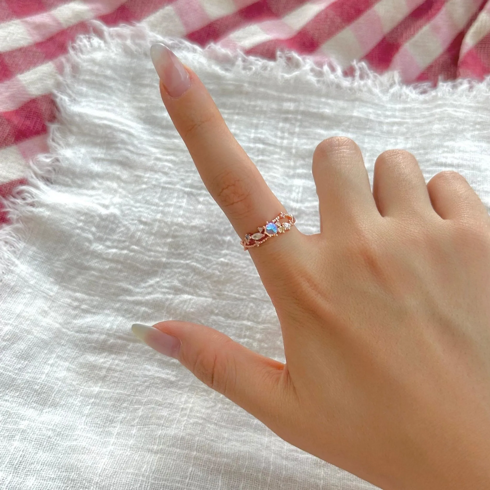 Pink Gem Ring - Nova