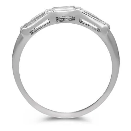 Platinum 950 Diamond Bridal Ring Set 4.56 Ctw