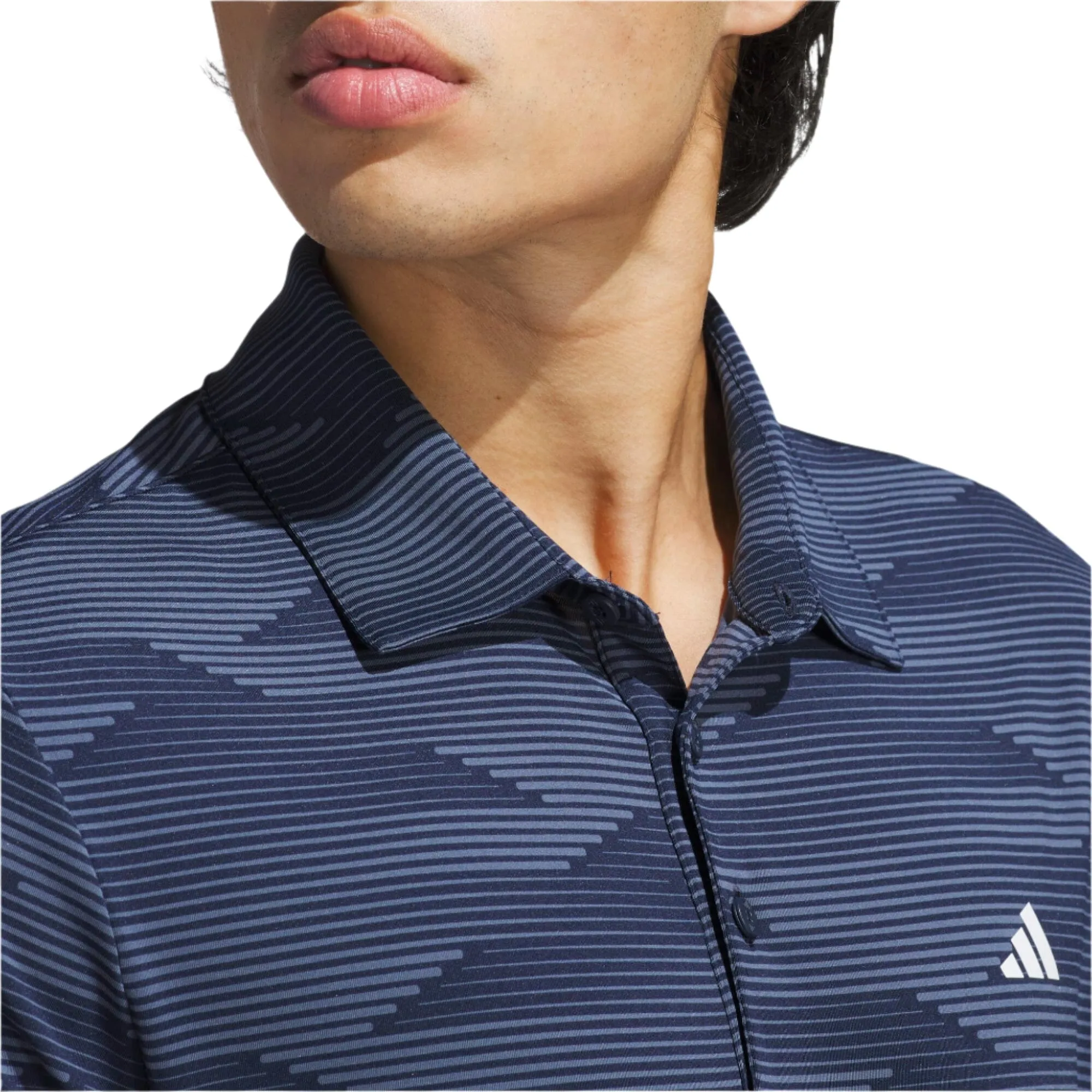 Polo de rayas adidas Ultimate365 Speed