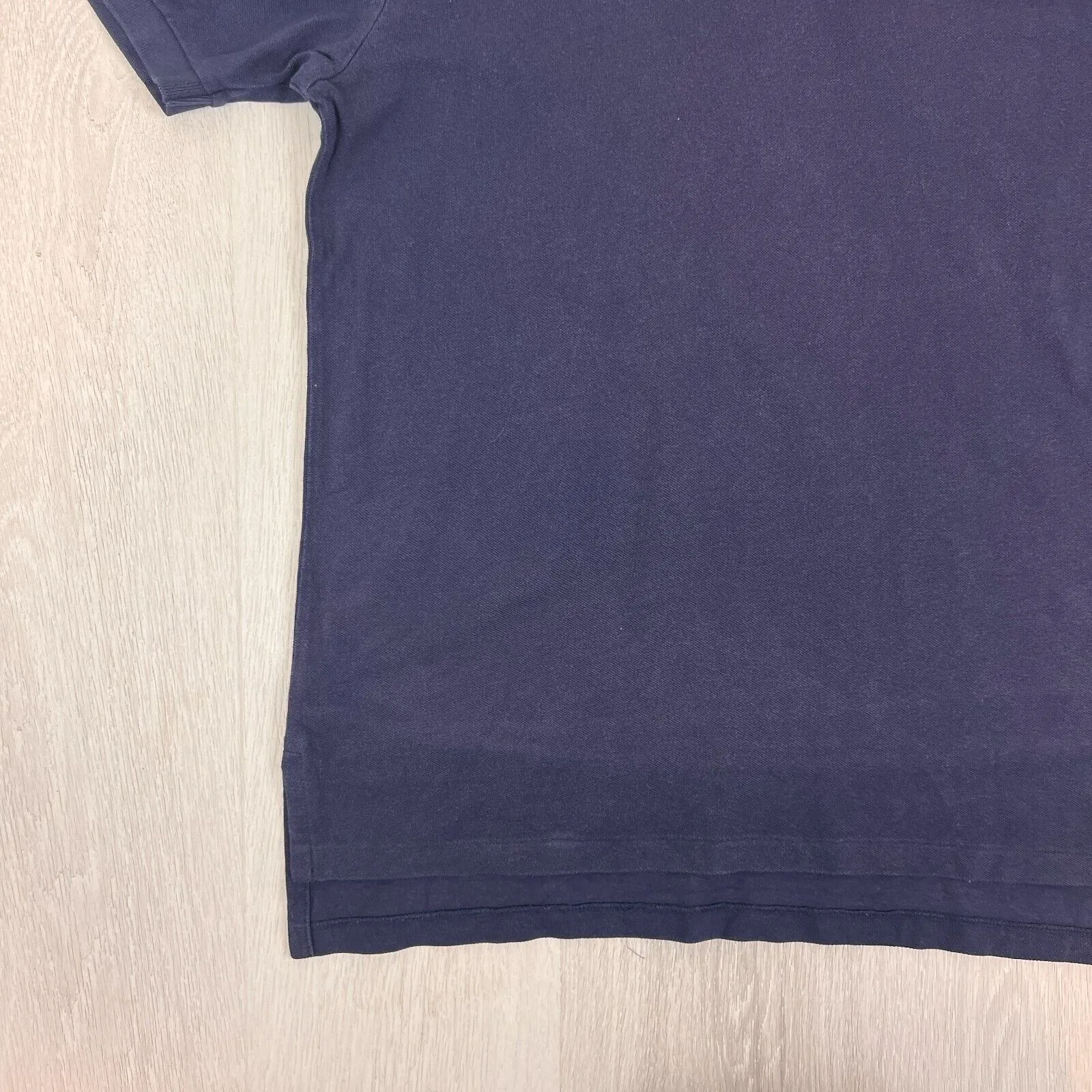 Polo Ralph Lauren Mens Navy Blue Polo Shirt Size Large