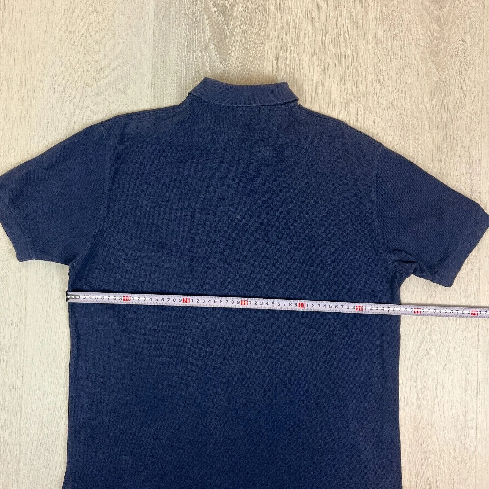 Polo Ralph Lauren Mens Navy Blue Polo Shirt Size Large