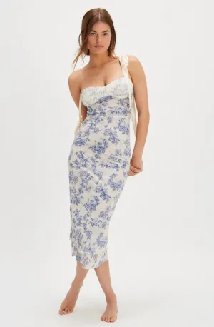 Printed Toile Got Glam Slip Dress