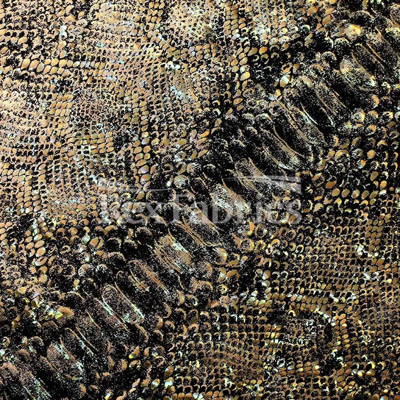 Python Holo - 4-Way Stretch Nylon Spandex Hologram