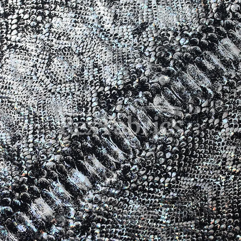 Python Holo - 4-Way Stretch Nylon Spandex Hologram