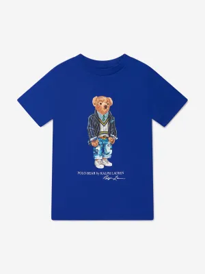 Ralph Lauren Boys Cotton Jersey Polo Bear T-Shirt
