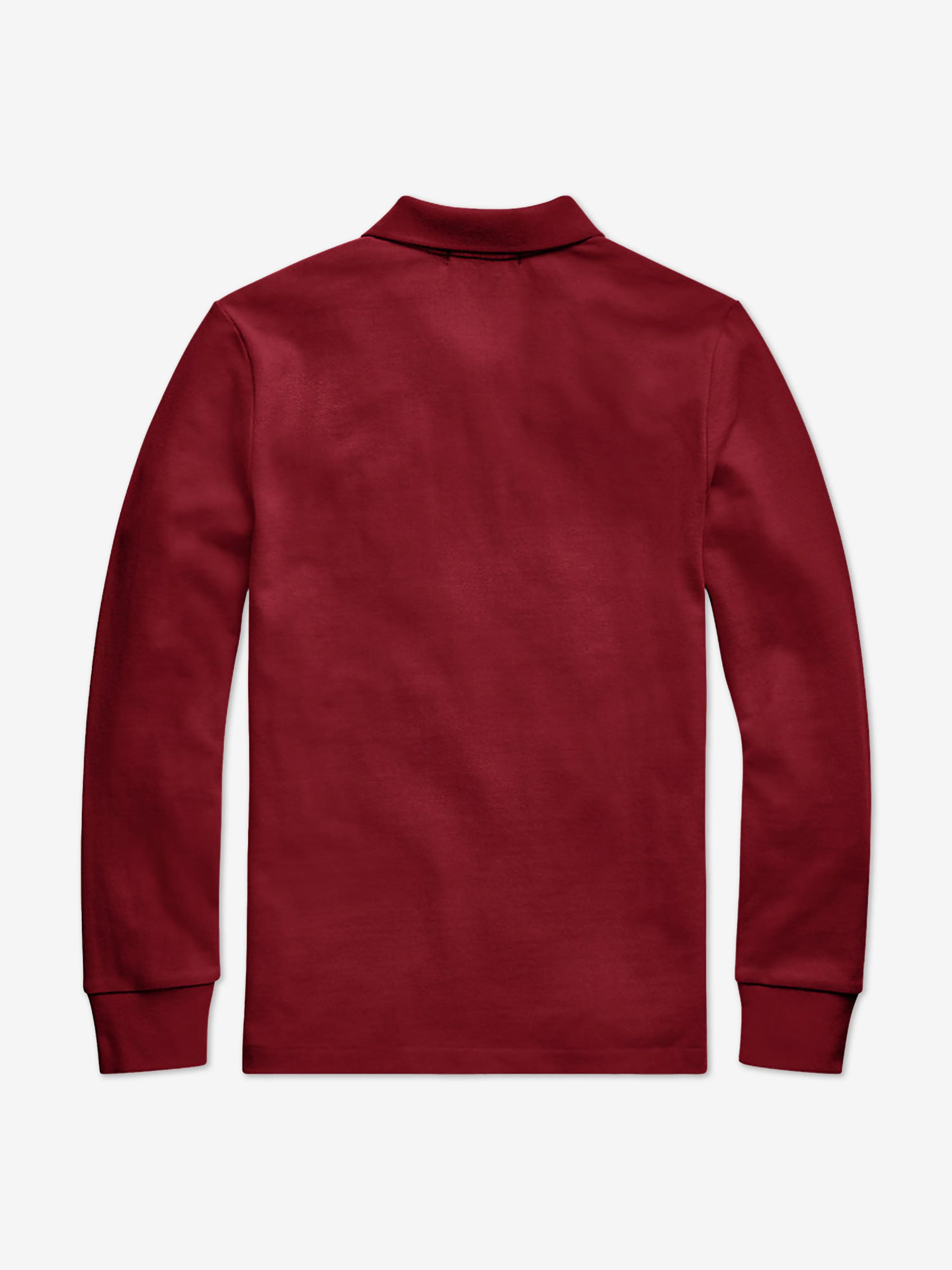 Ralph Lauren Boys Long Sleeve Polo Shirt in Red