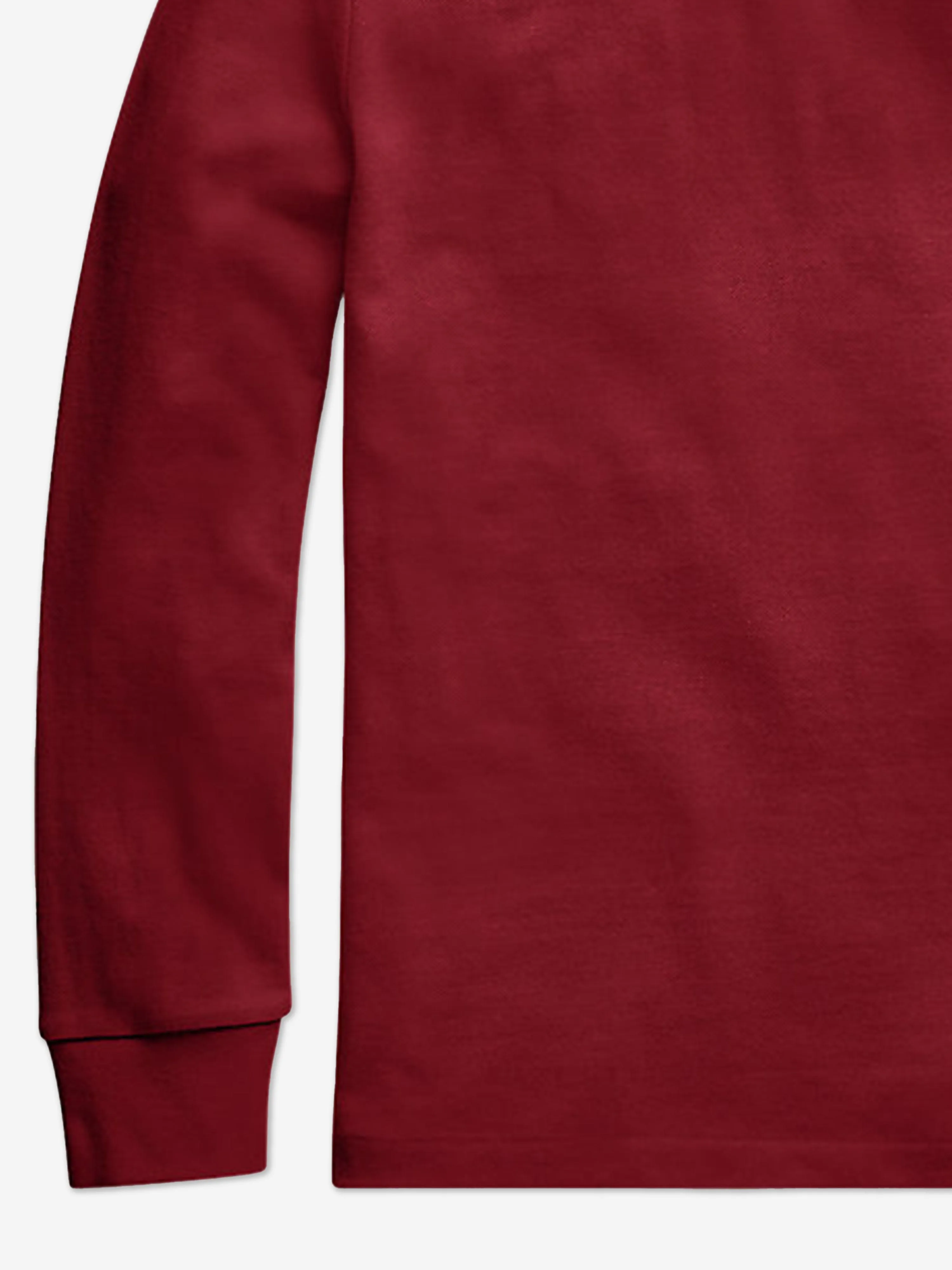 Ralph Lauren Boys Long Sleeve Slim Polo Shirt in Red