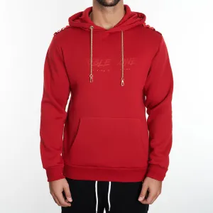 Red Double Bone Urban Hoodie
