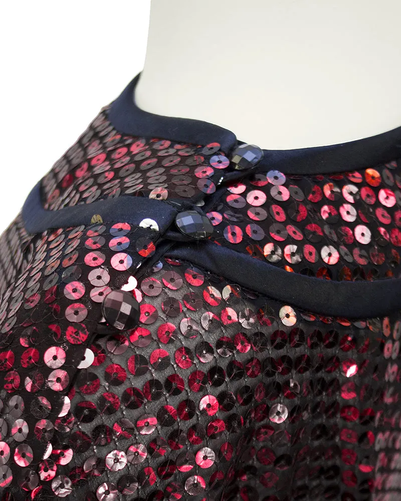 Red Sequin Top