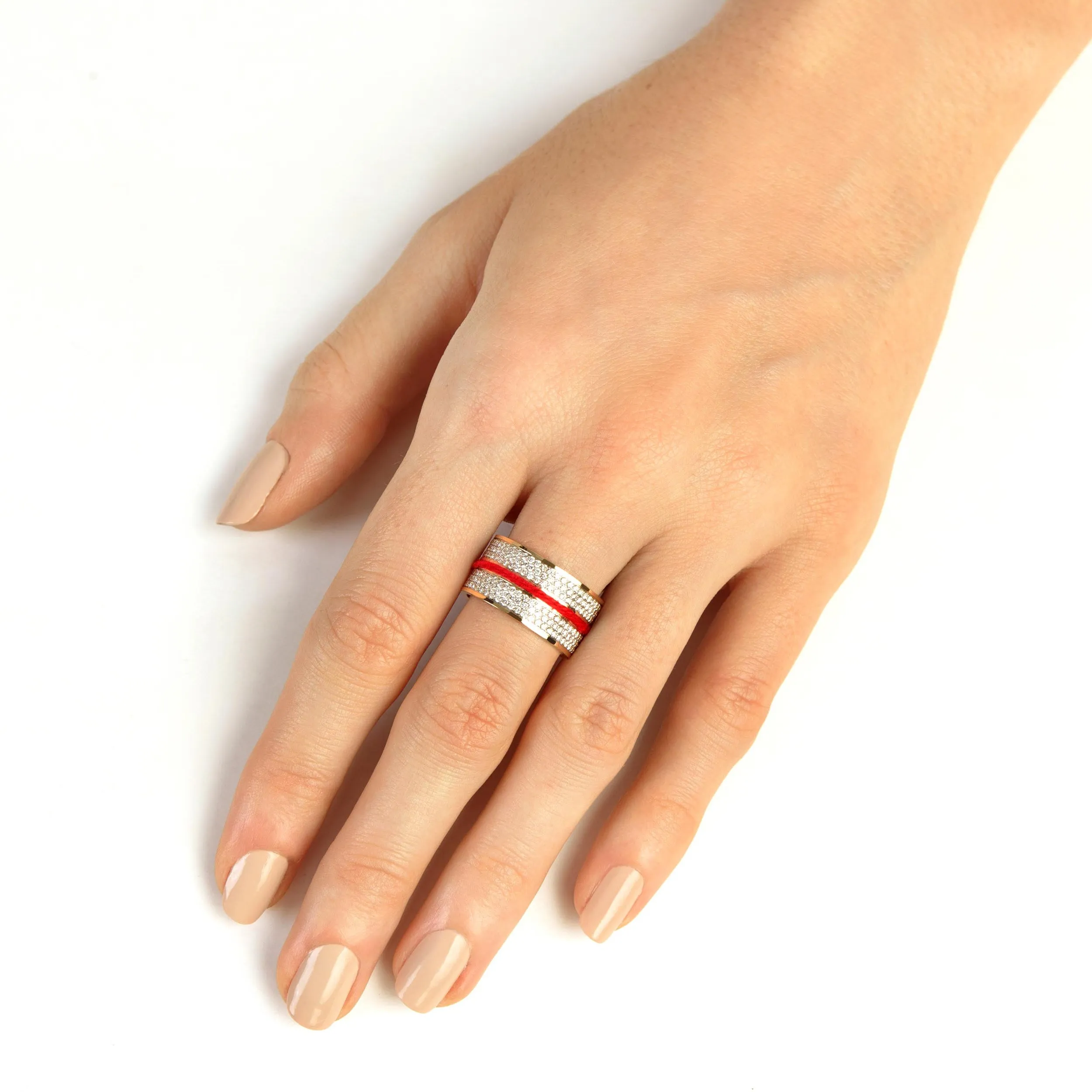 Red String Double Ring