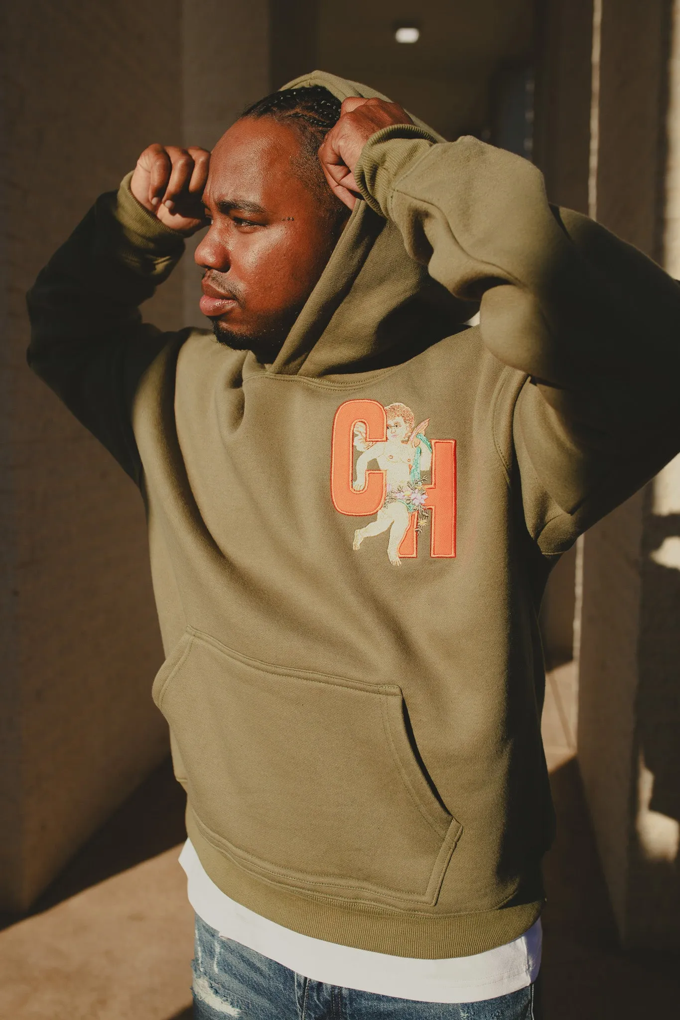 Saints x Sinners Hoodie- Olive