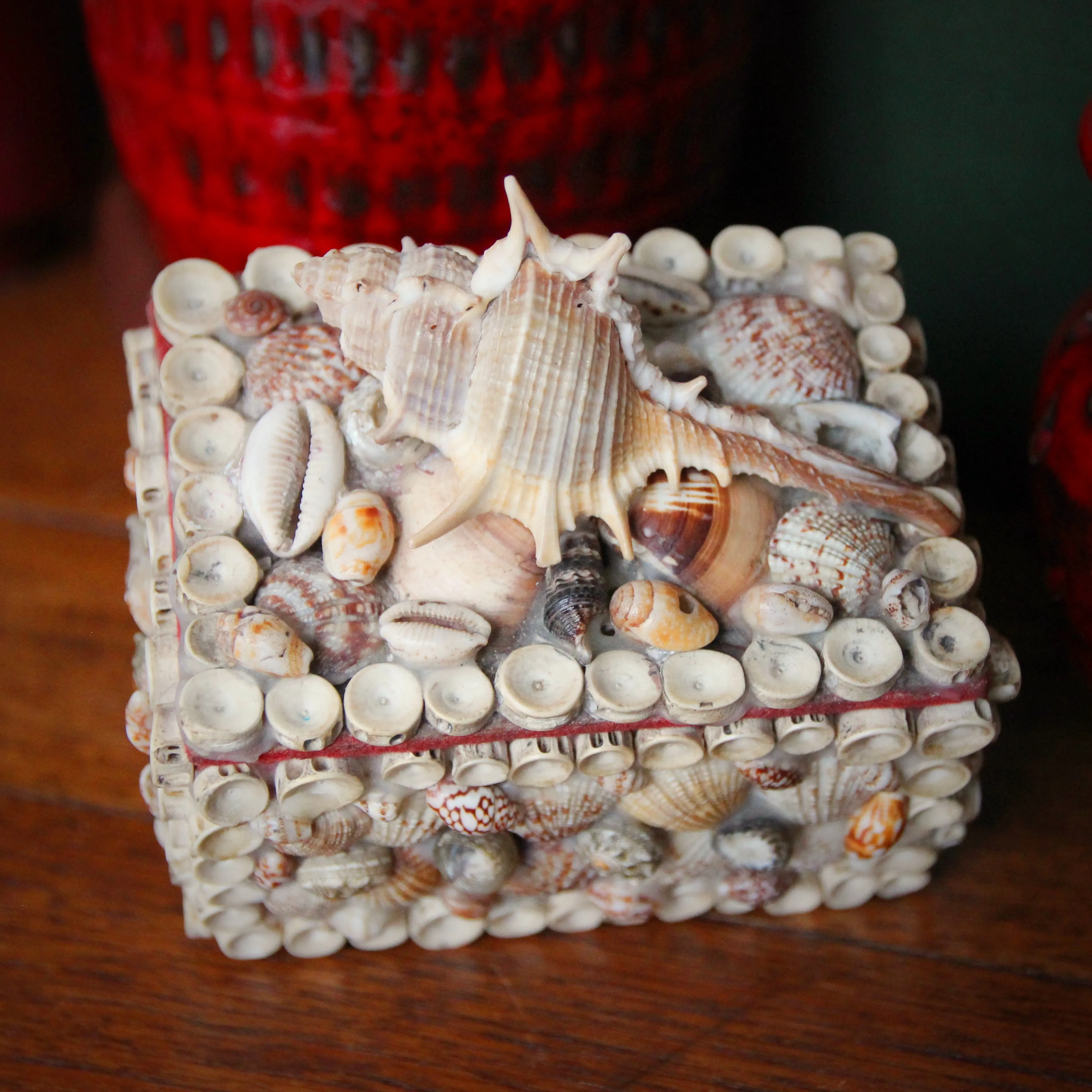 Seashell-Encrusted Box