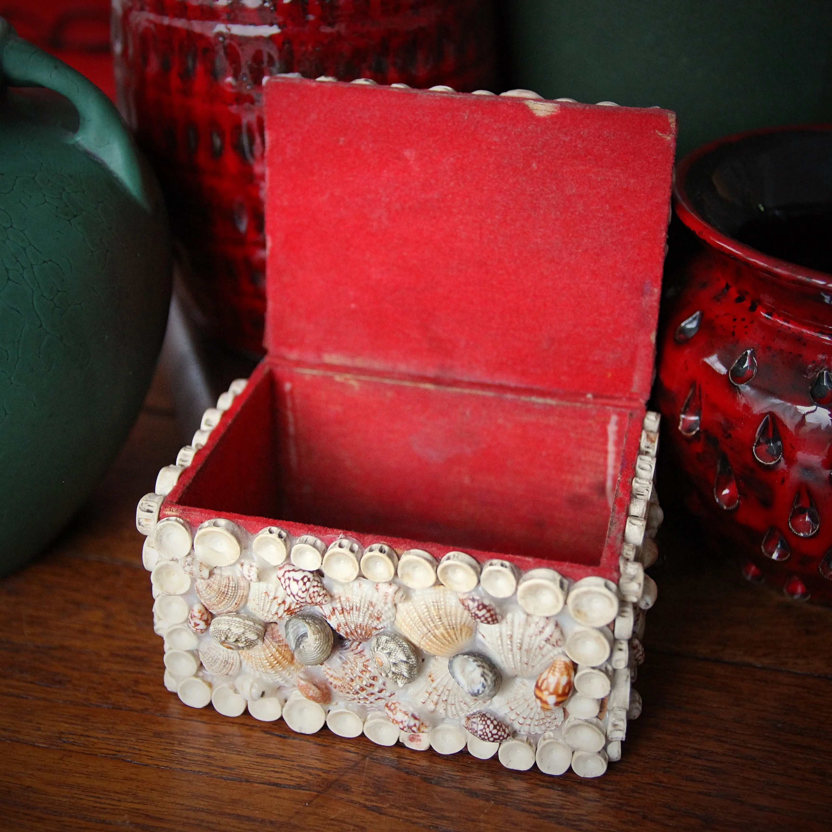 Seashell-Encrusted Box