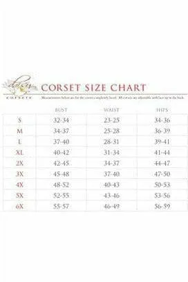 Sexy Deluxe 4 Piece Superhero Corset Halloween Costume
