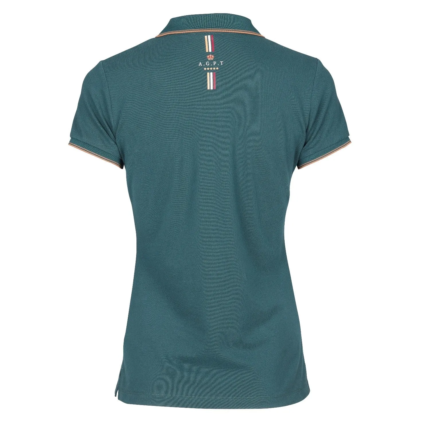 Shires Aubrion Young Rider Green Team Polo Shirt