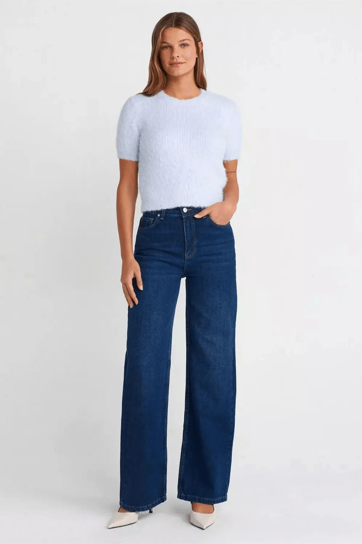 Short Sleeve Soft Sweater
