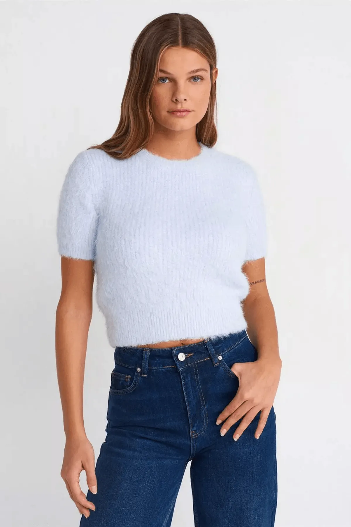 Short Sleeve Soft Sweater
