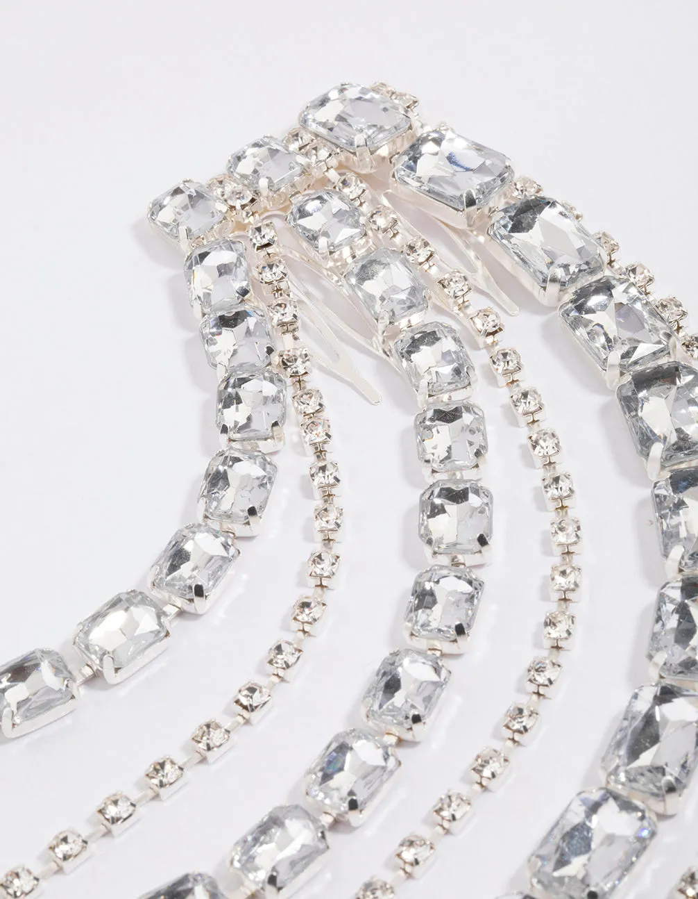 Silver Statement Hair Clip