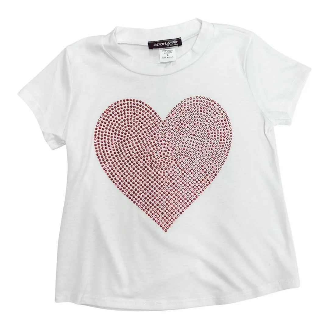Sparkle by Stoopher Big Red Sparkle Heart Tee