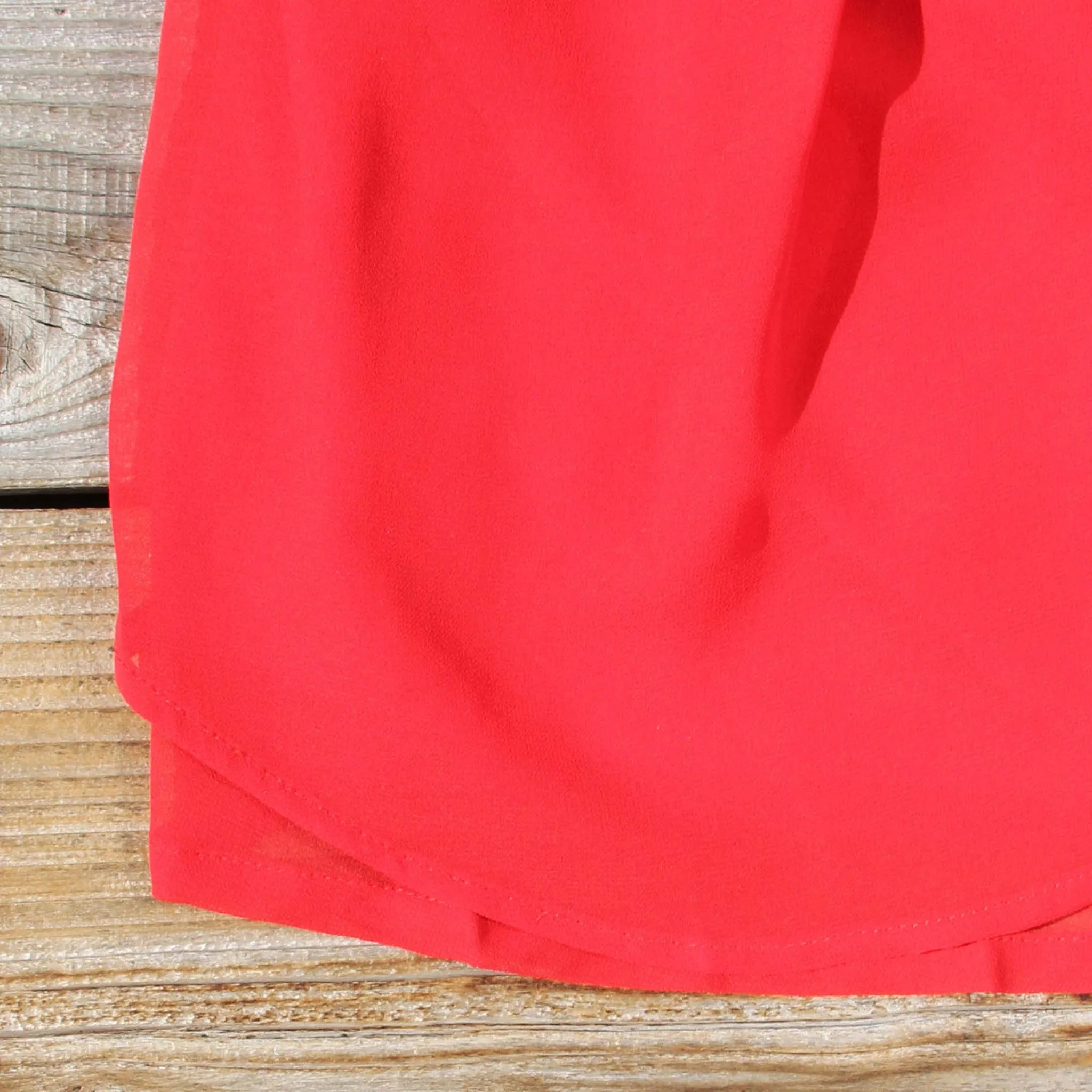 Sparkling Shadows Dress in Red