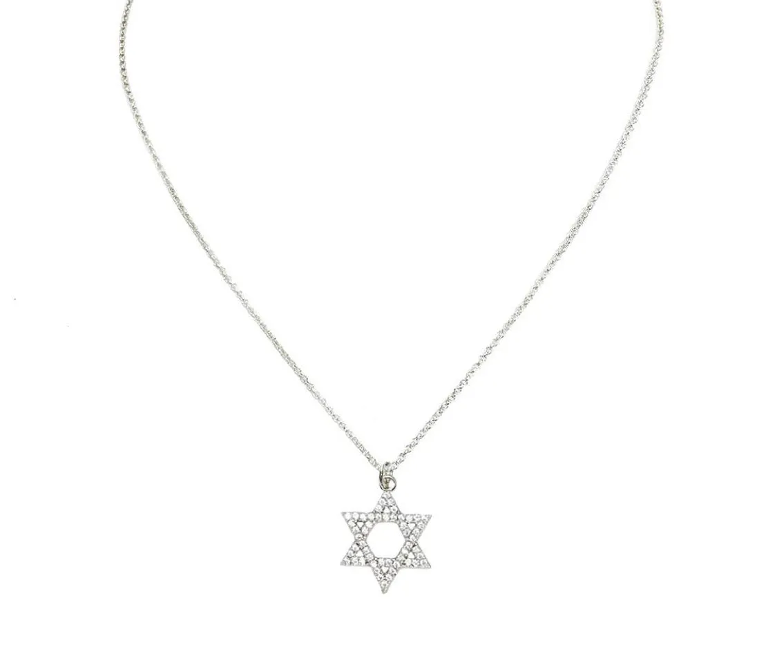 Star of David - Pave Outline