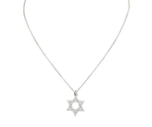 Star of David - Pave Outline