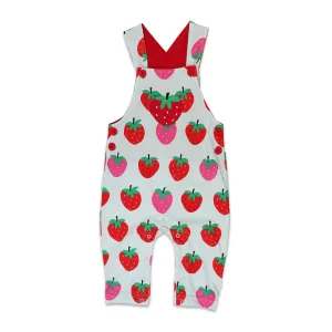 Strawberry Dungarees - 1 Left Size 3-4 years