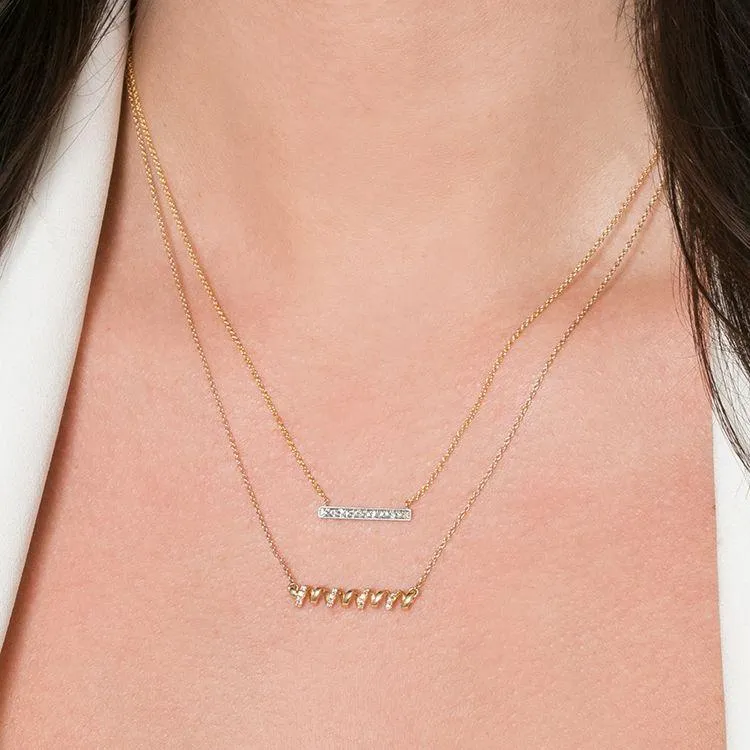 Sylvie Rose Medium Bar Necklace