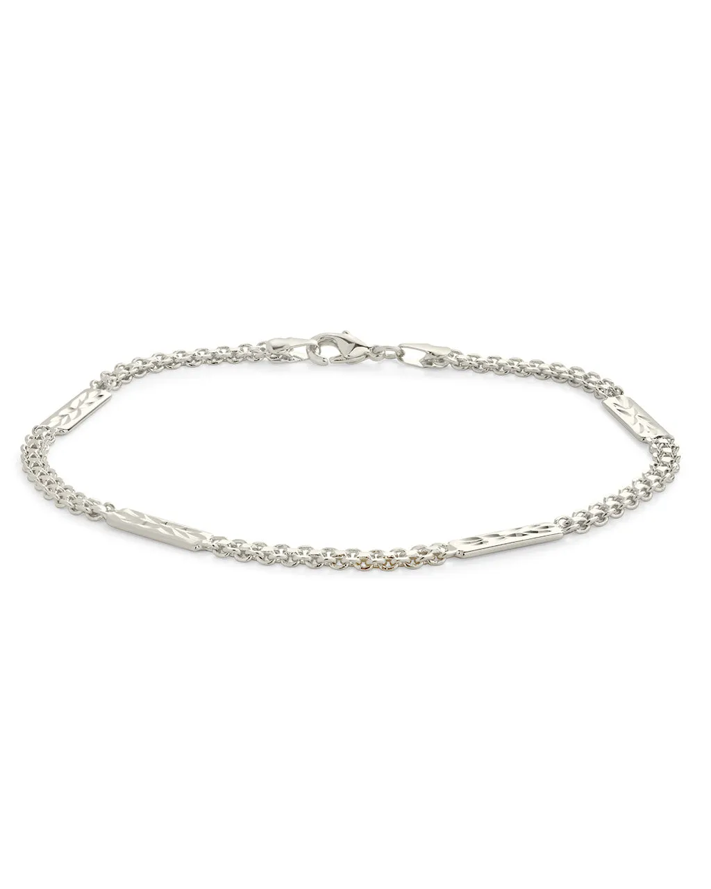 Textured Station Anklet